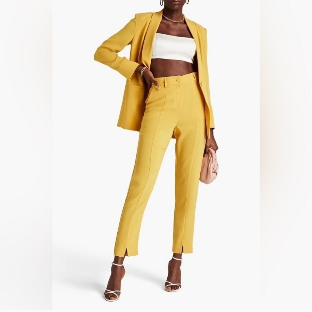 Diane Von Furstenberg Wilder Pants,  Signature Yellow, NWT, Size: 6
